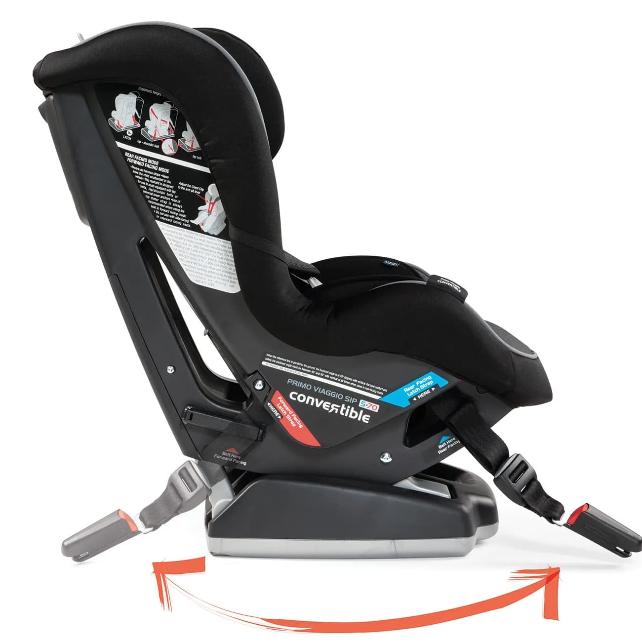 Seggiolino auto convertibile Peg Perego Primo Viaggio, nero - 3