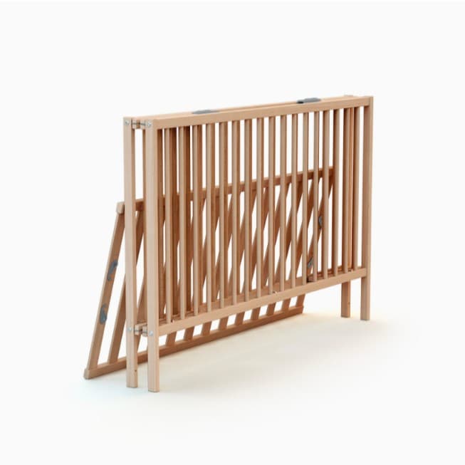 Culla in legno a grandezza naturale - Letto pieghevole - 3
