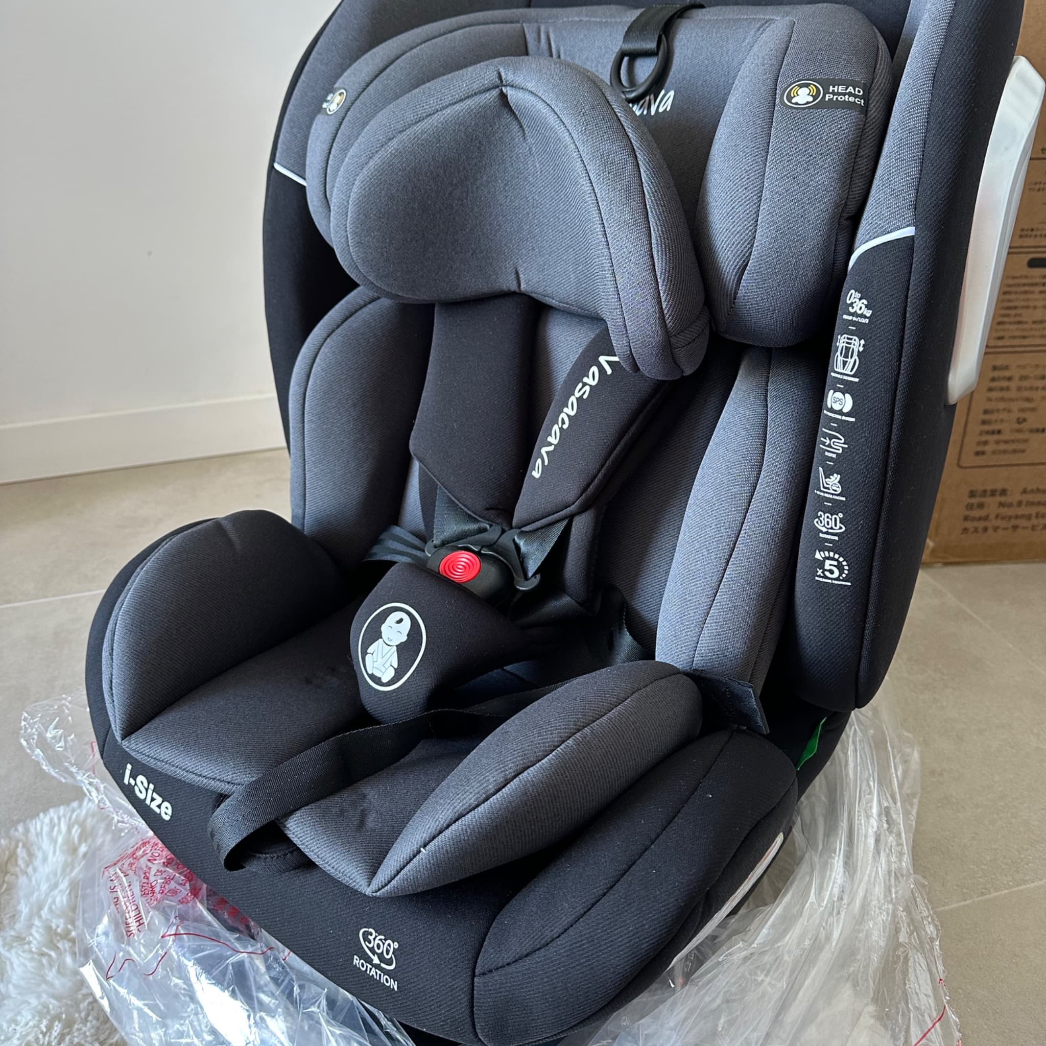 Seggiolino auto con rotazione 360 Vasacava - 2