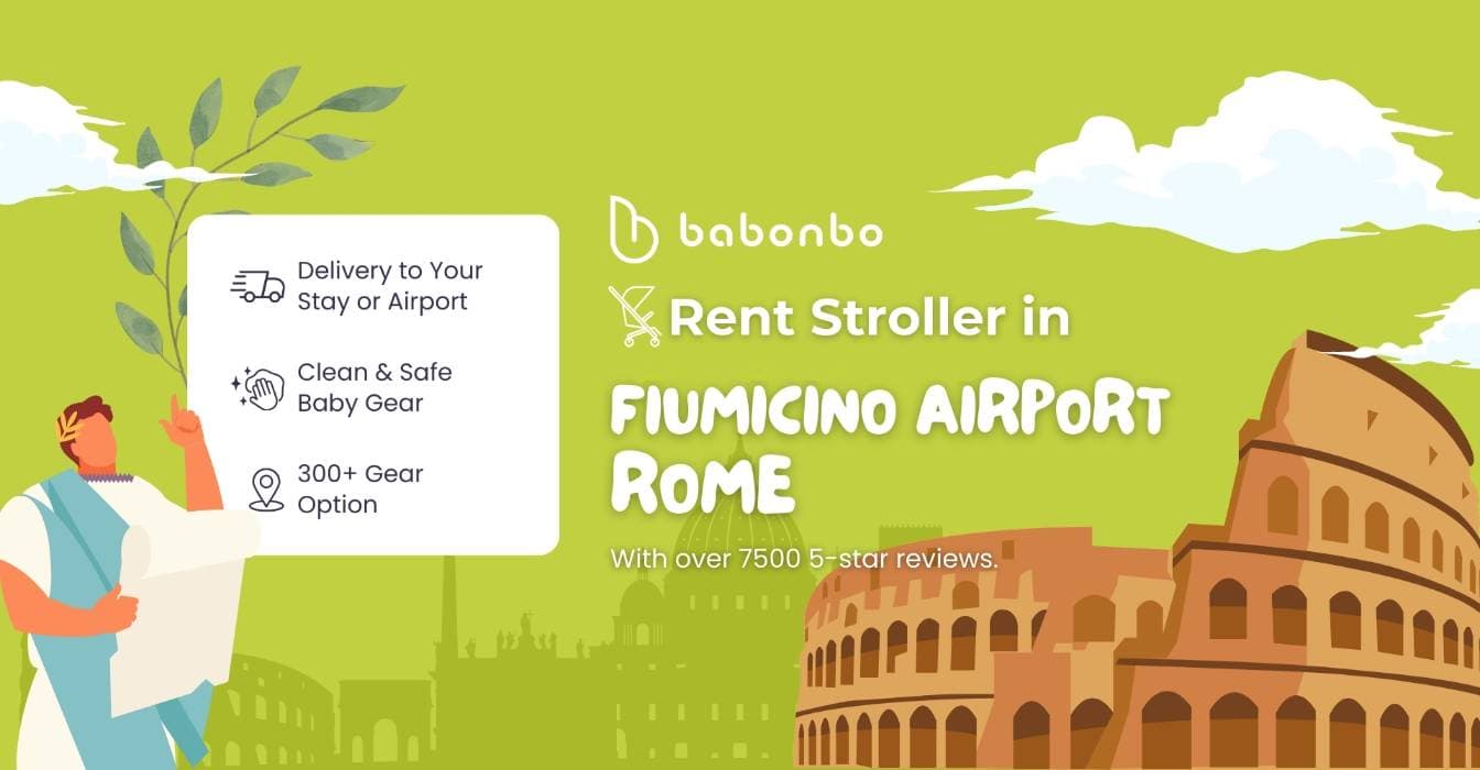 Rent Stroller in Fiumicino Airport - Rome, Italy