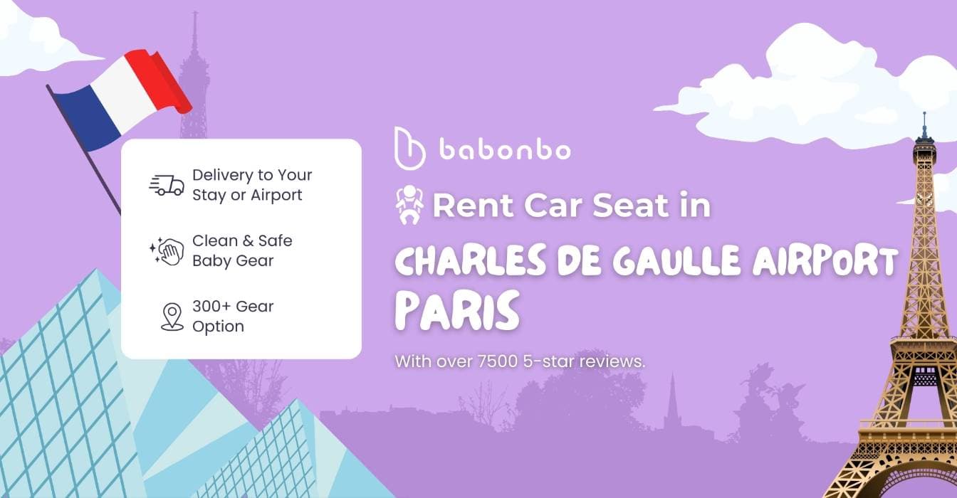 Rent Car Seat in Charles de Gaulle Airport - Paris, France