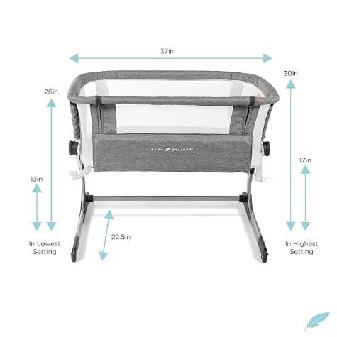 Baby Delight Beside Me Dreamer Bassinet Bedside Sleeper - 2