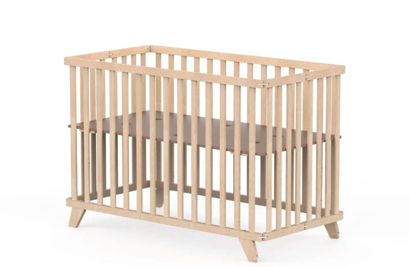Culla in legno 120 x 60 + materasso 10 cm - 3