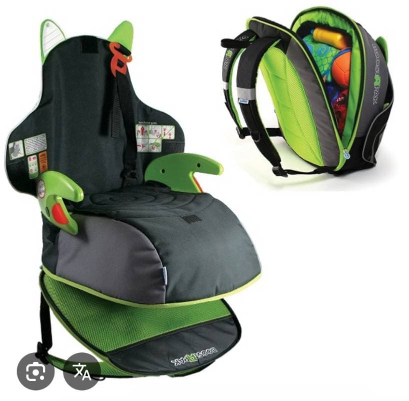 Trunki BoostApak | Kid's Travel Backpack and Portable Child Car Booster Seat | Ages 4 – 12 Years