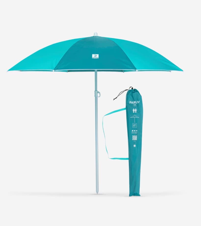 Sombrilla y silla de playa
