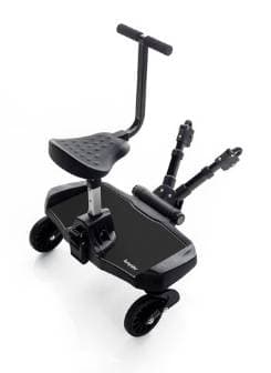 Stroller board with seat