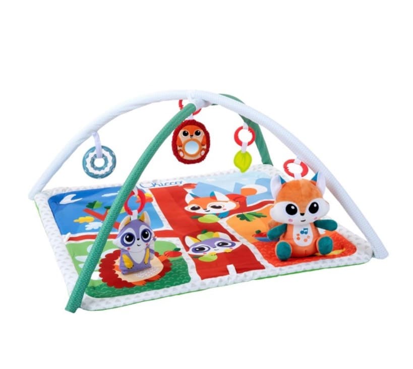 Magic Forest Relax & Play Gym play mat with play bridge