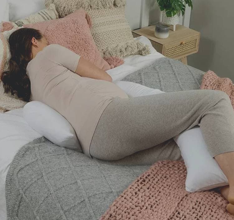 Dreamgenii Pregnancy, Support and Feeding Pillow - White - 2