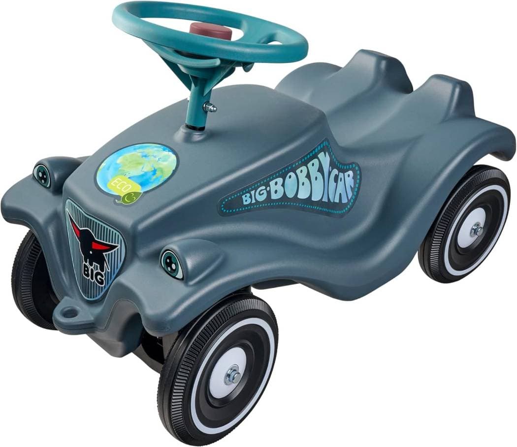 BIG Bobby Car Classic Eco – Recycled Ride-On with Horn & Tow Hitches (Ages 1–5, up to 50 kg)