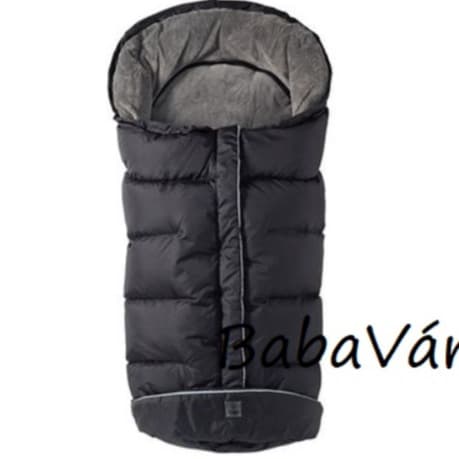Babycab black feather convertible fur bag into a stroller (2 -4 years) 100 cm long