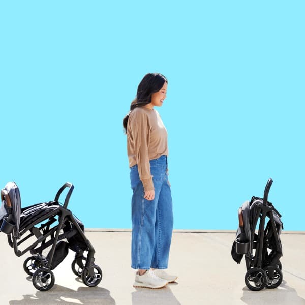 Passeggino compatto Graco Ready2Jet — Passeggino da viaggio compatto con chiusura automatica, Kingston - 5