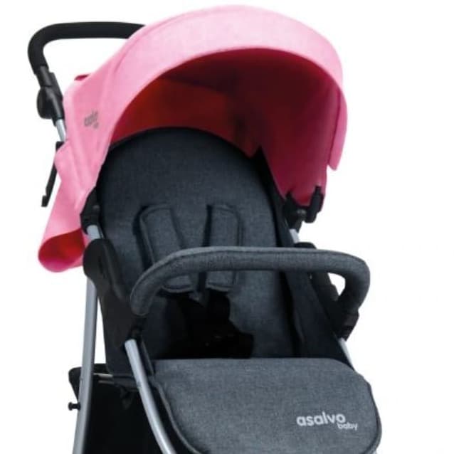 Passeggino rosa Asalvo (fino a 22 kg) - 2