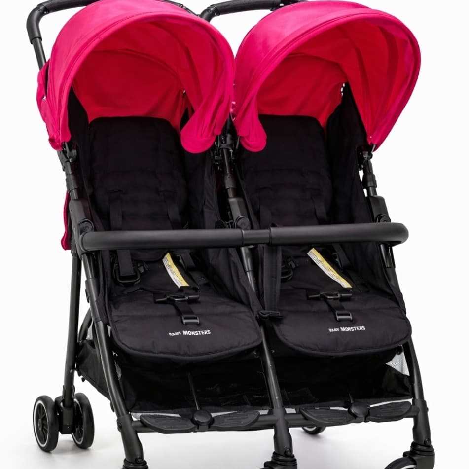 Baby Monsters Kuki Twin Double Stroller — Lightweight & Compact