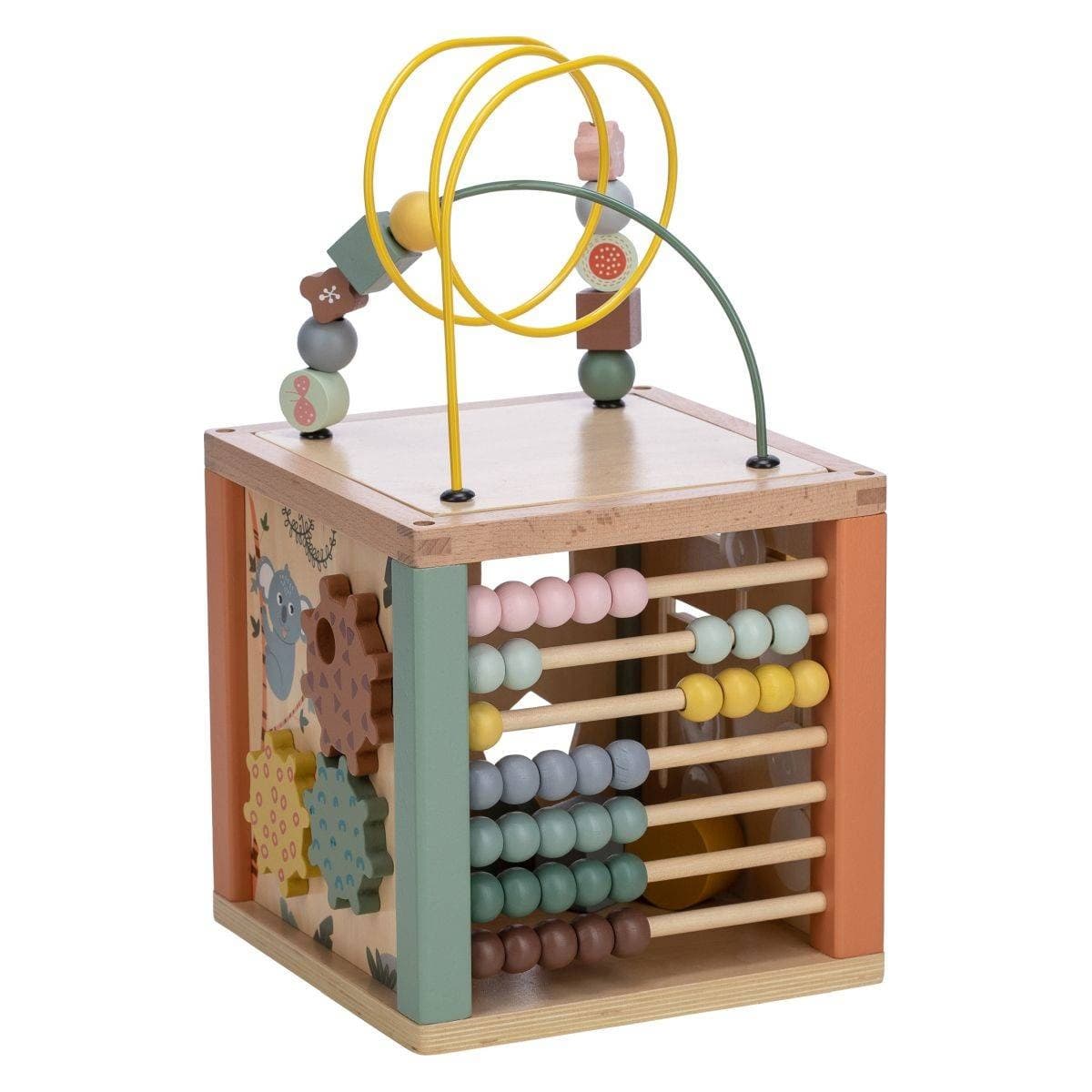 Cubo multiattività in legno - 2