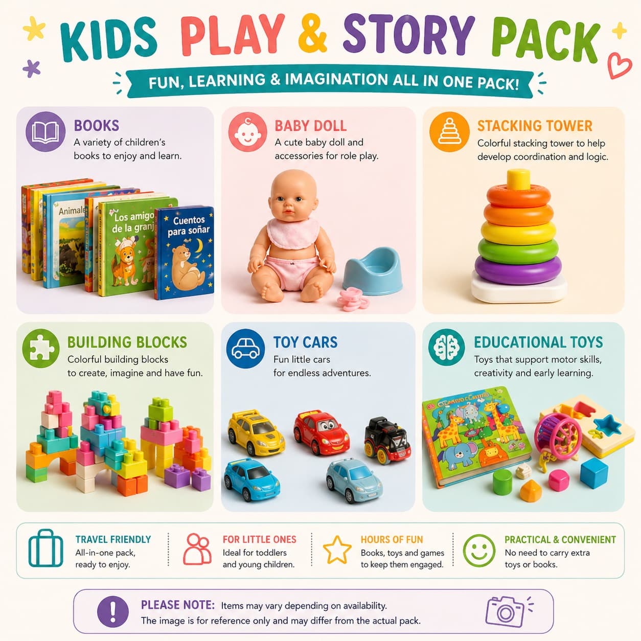 Toys and books stories