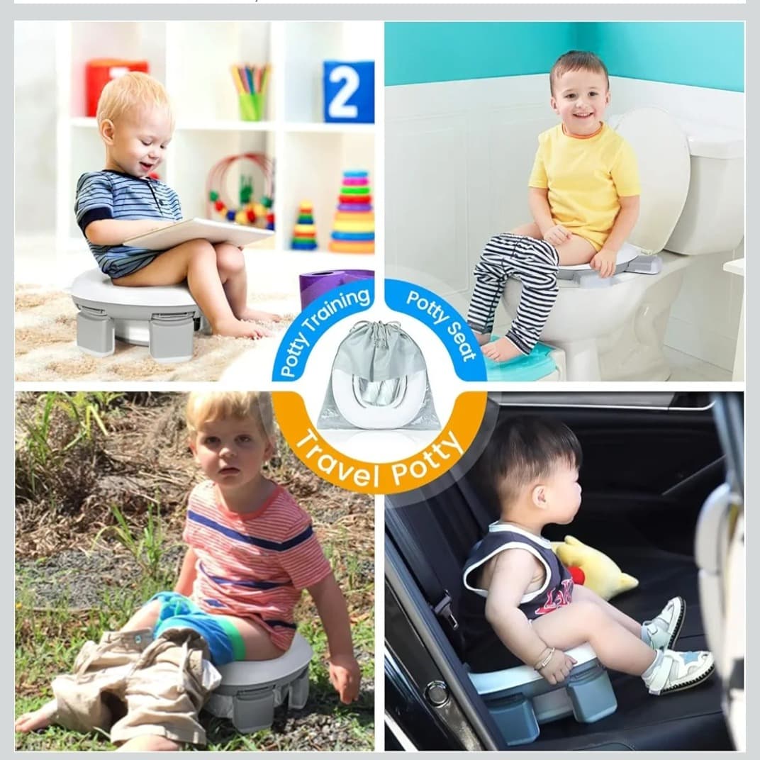 🚽 Vasino pieghevole da viaggio per bambini👶🚼 - 4