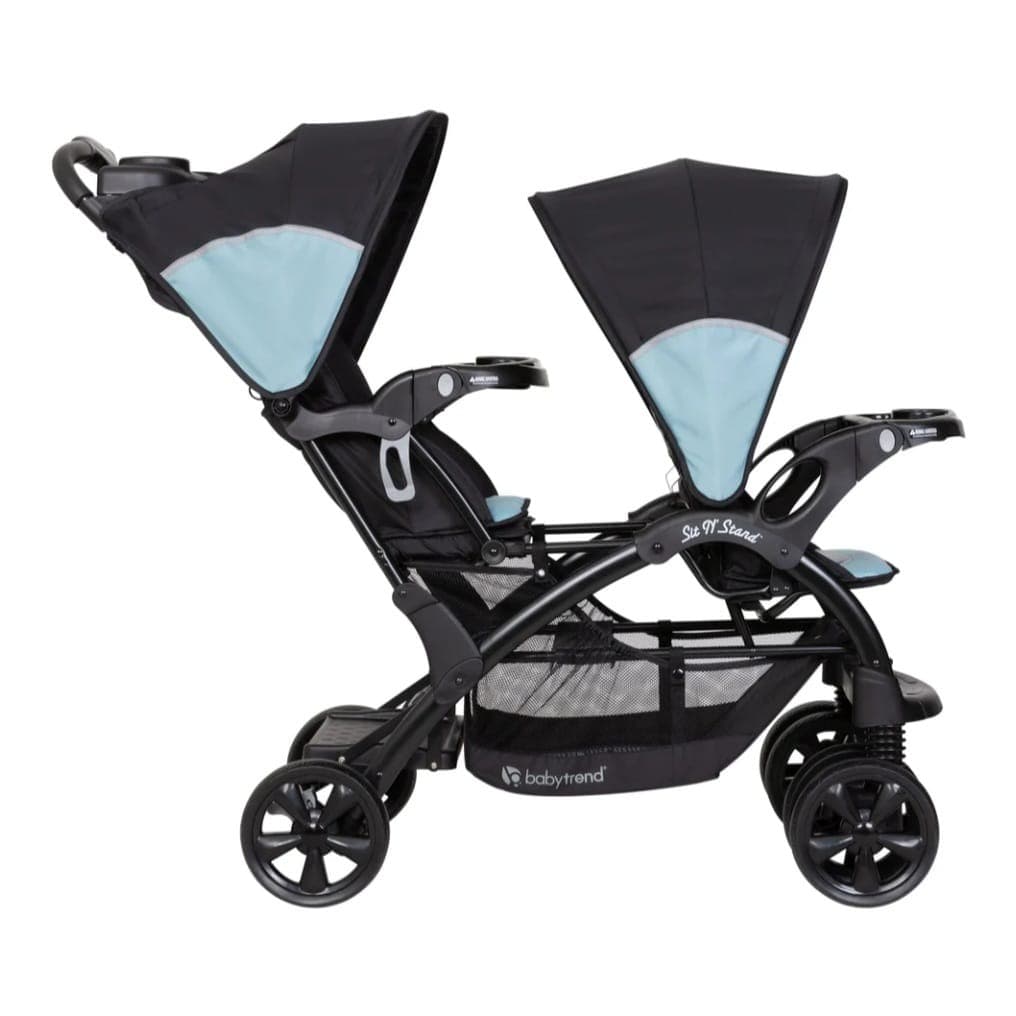 Baby Trend Sit N' Stand Double Stroller - Desert Blue