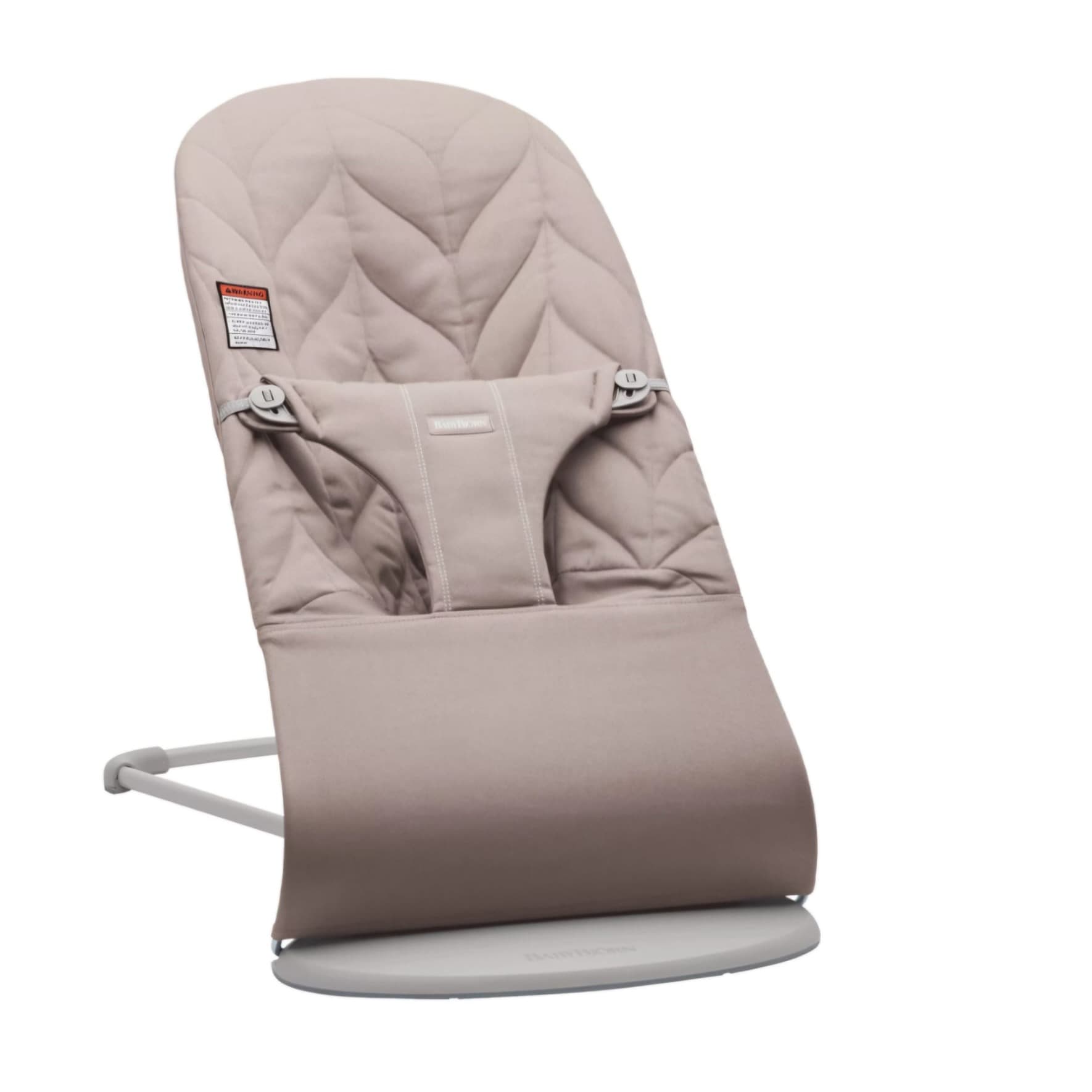 BabyBjorn Bouncer Bliss, Woven, Petal Quilt, Light Gray