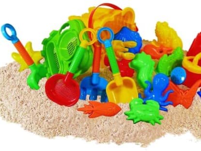 Bag of Beach toys