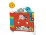 Fisher-Price® Sit-to-Stand Giant Activity Book is a 2-in-1 electronic learning toy