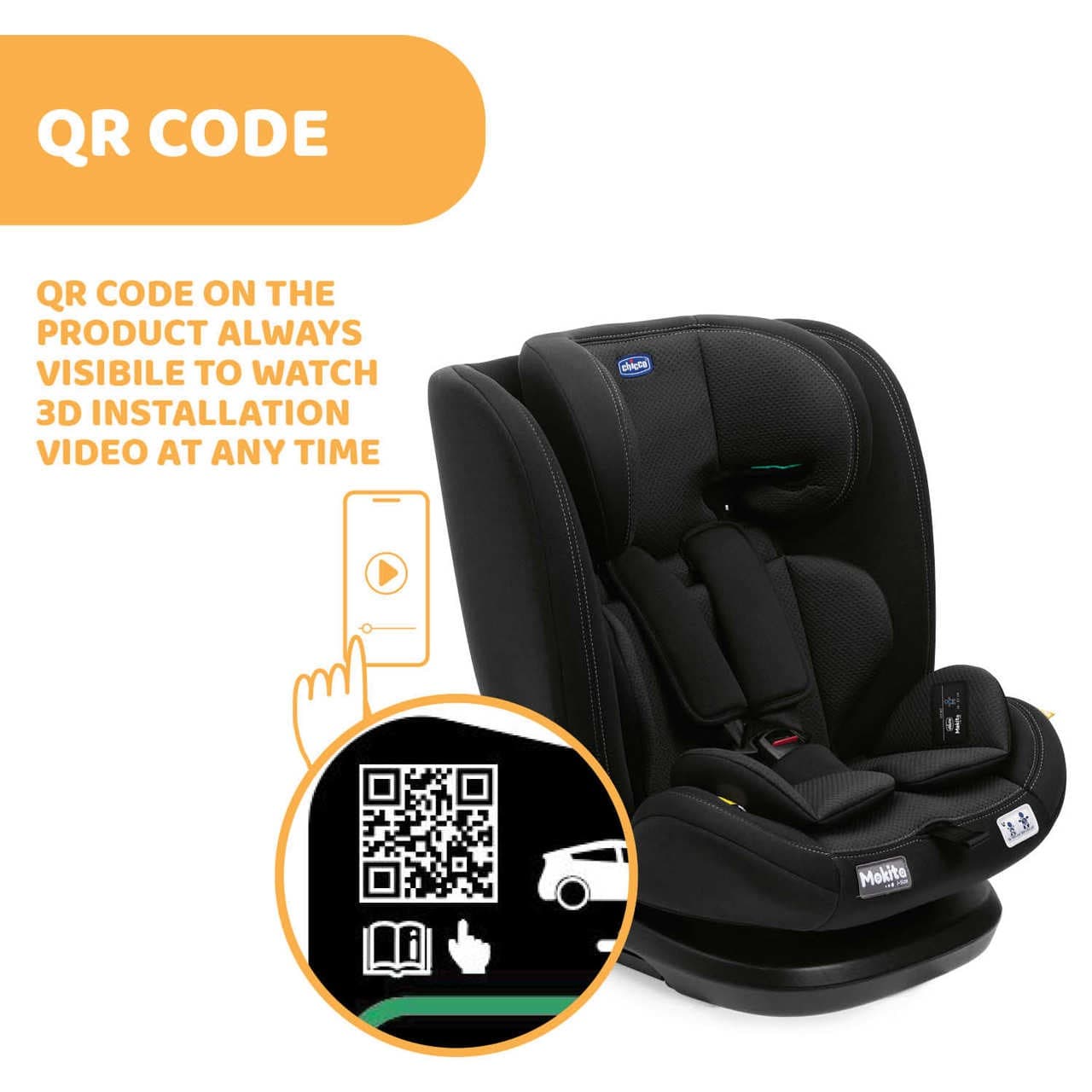 Seggiolino auto Chicco Mokita i-Size | da 15 mesi a 12 anni - 4