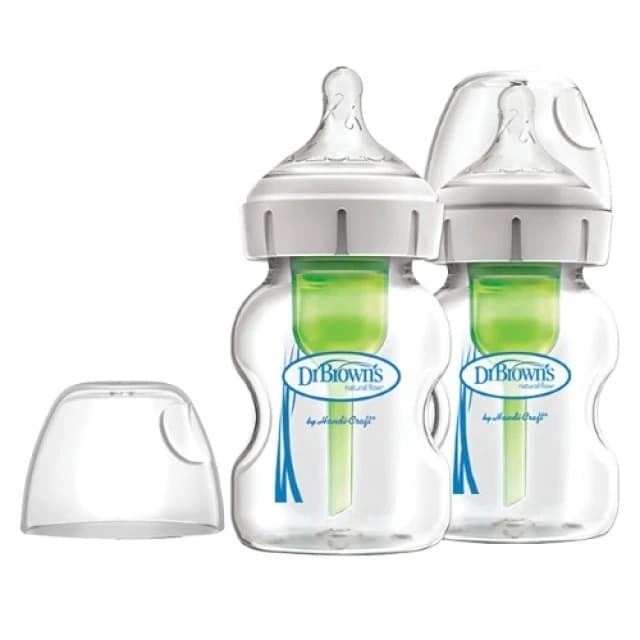 Dr Brown's glass baby bottle natural flow 270ml
