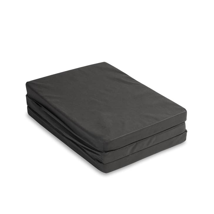 Soft black mattress