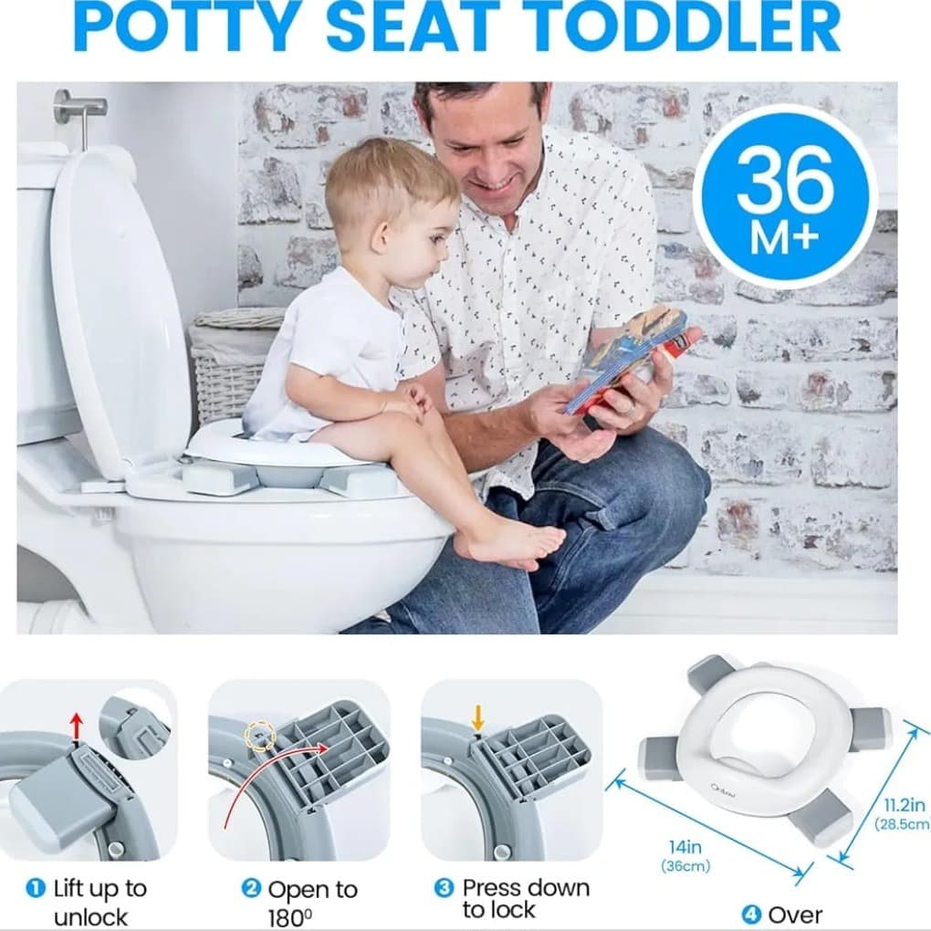 🚽 Vasino pieghevole da viaggio per bambini👶🚼 - 2