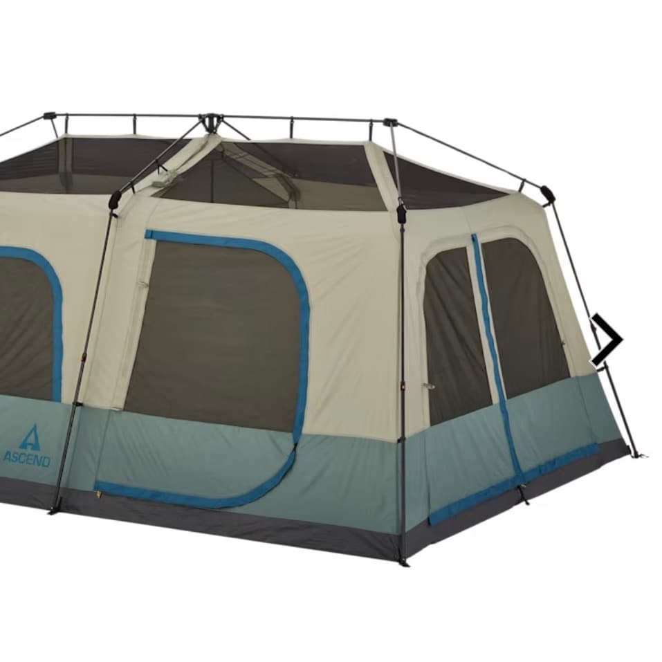 Tenda da cabina illuminata Ascend per 10 persone - 3