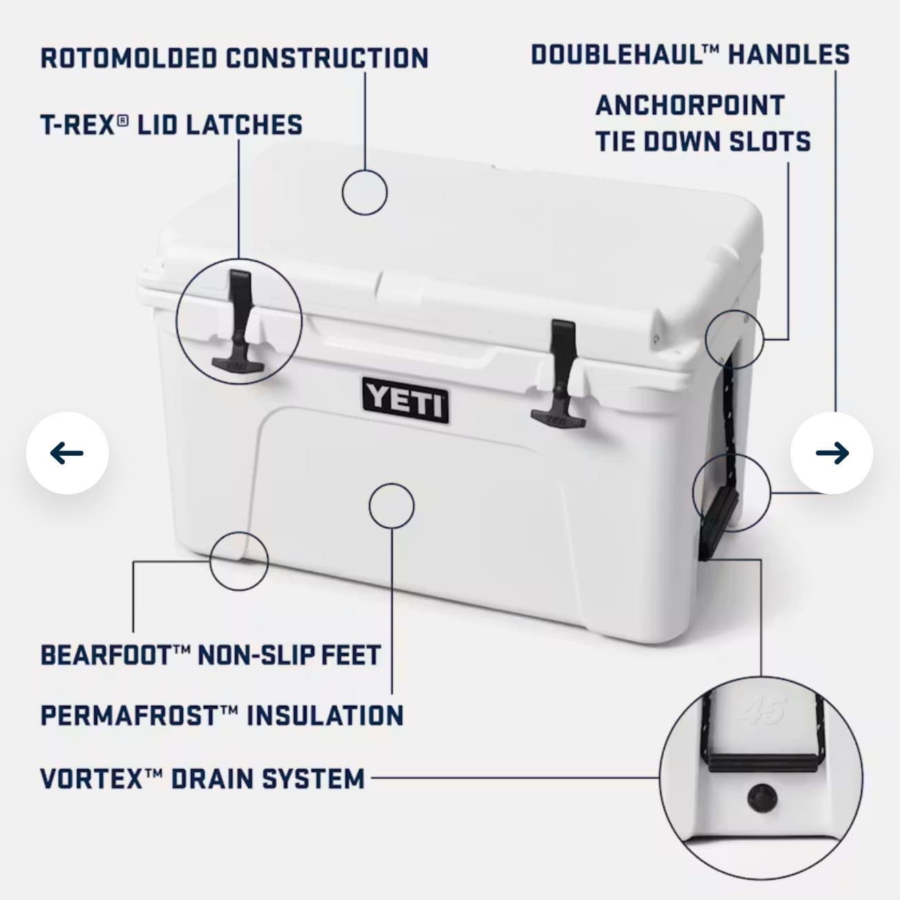 Refrigeratore Yeti Tundra 45 - 2