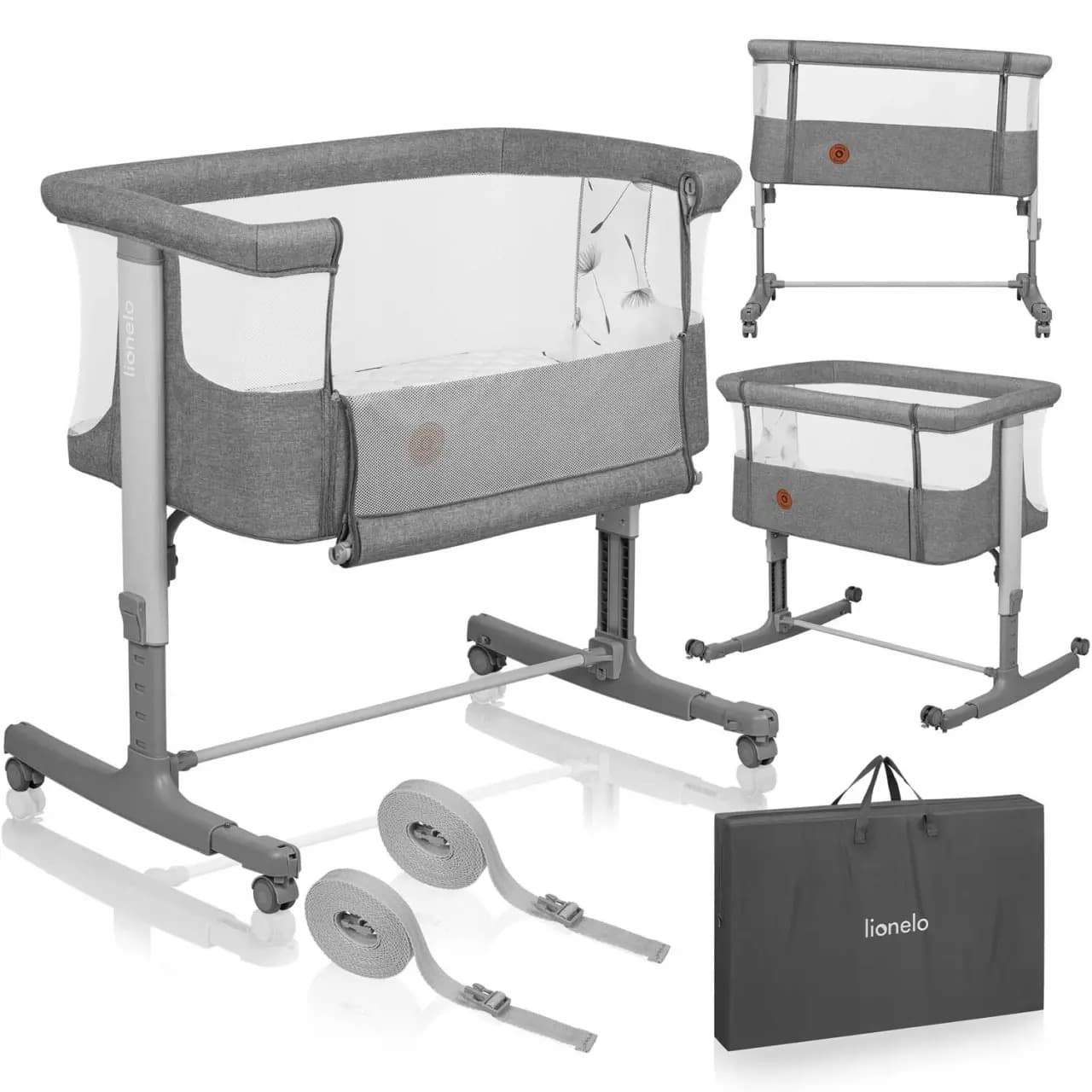 Lionelo Aurora Harvest Cradle Gray Concrete