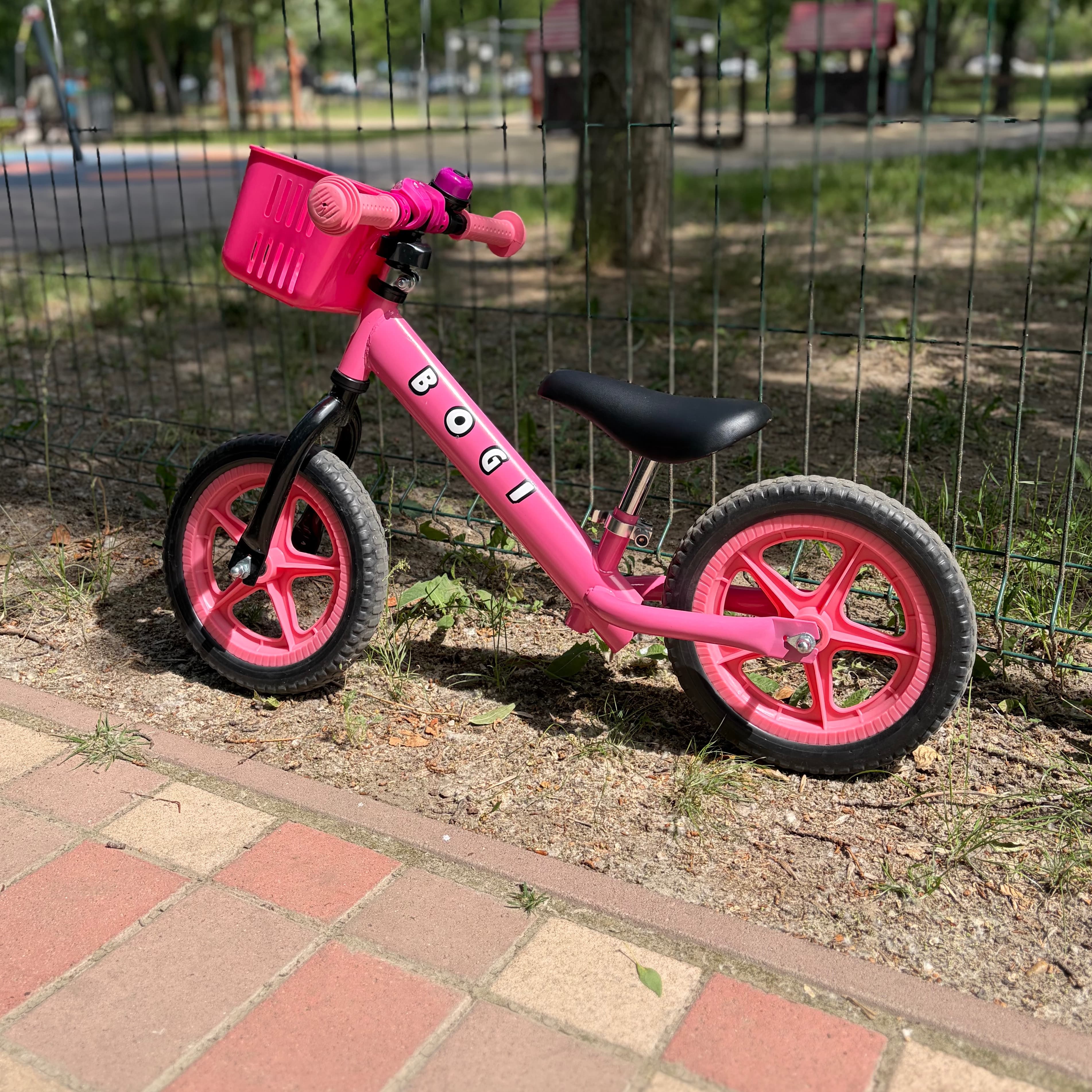 Running bike pink