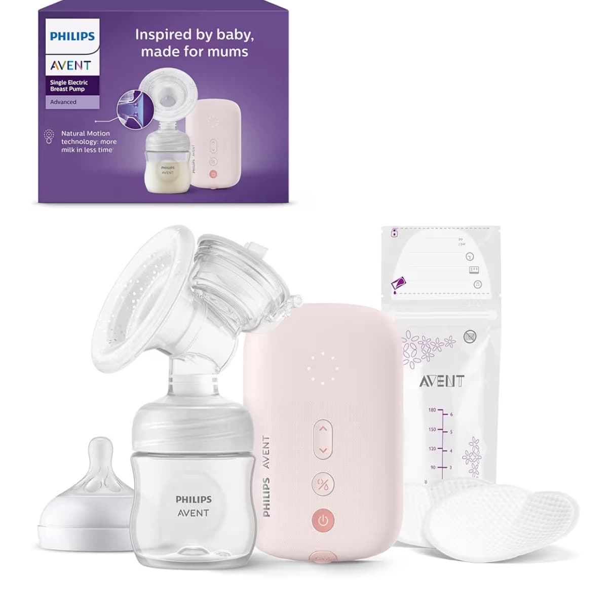 Electric breast pump