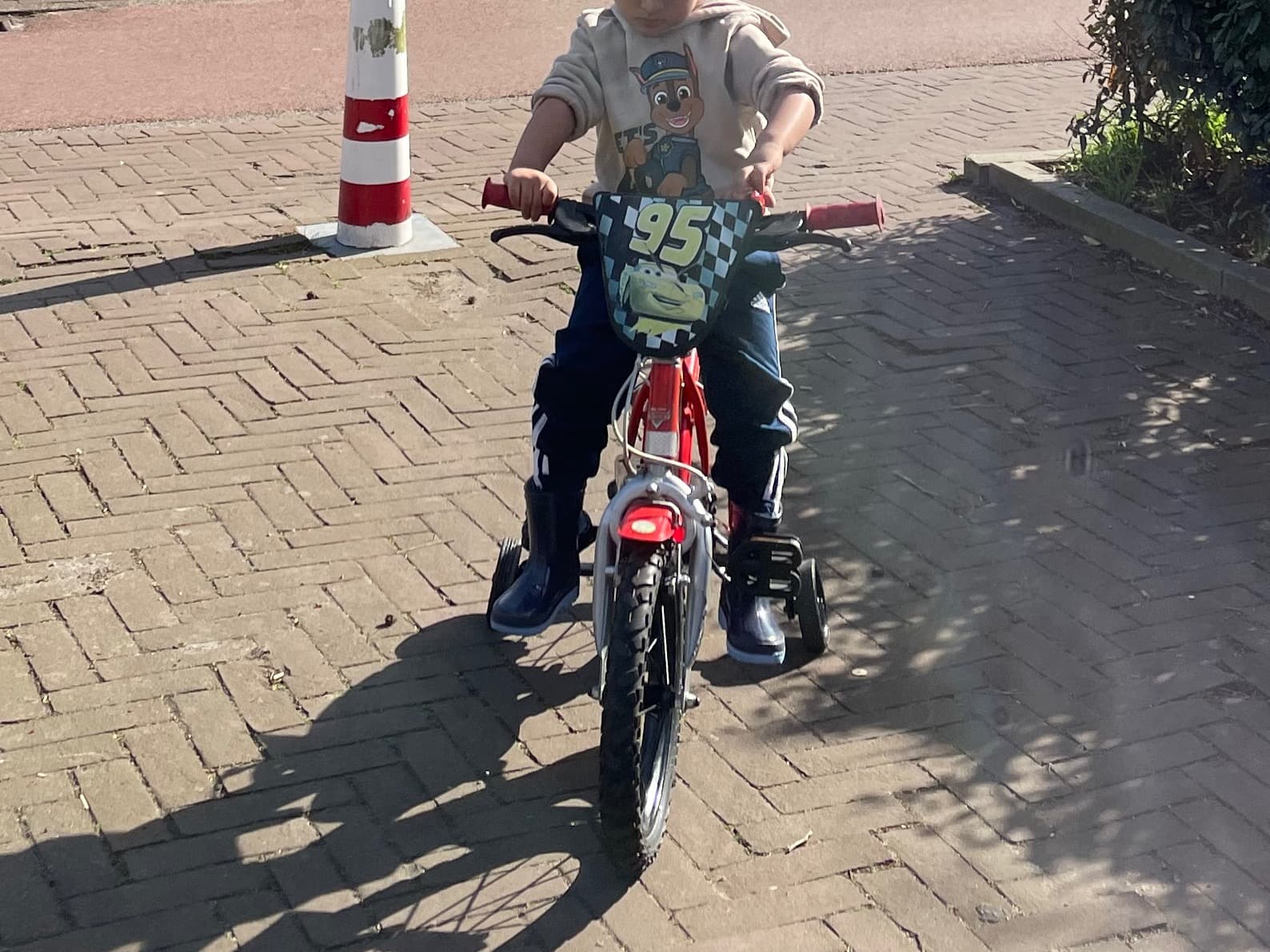 Bicicletta per bambini Lightning McQueen (2-5 anni) - con ruote da allenamento rimovibili - 2