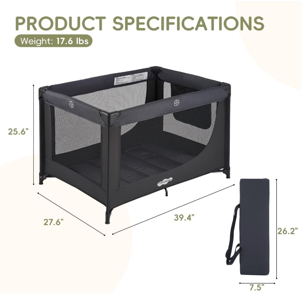 Lettino da viaggio Pamo Babe Compact Pack & Play - 3