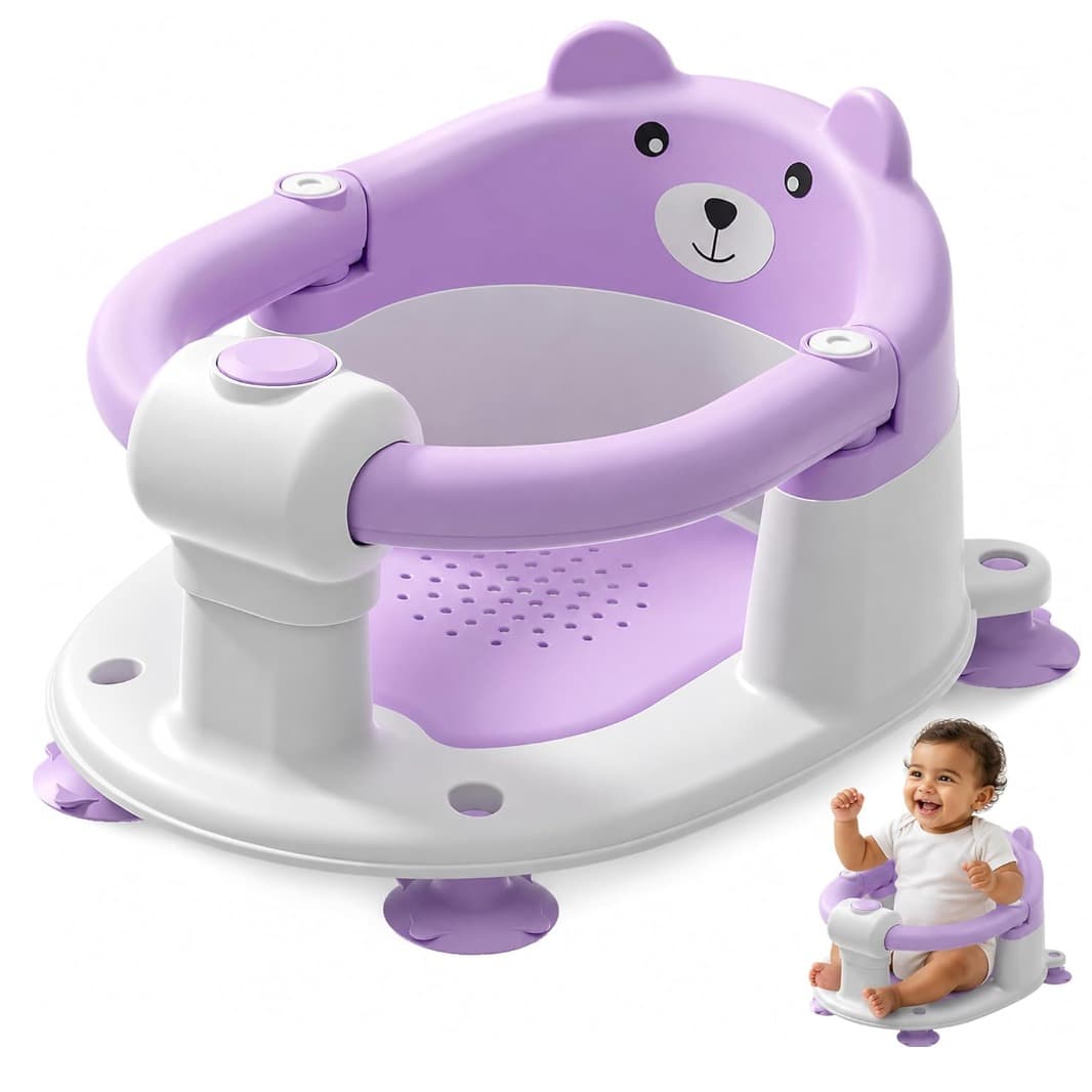 Seggiolino da bagno per bambini con ventose - 3