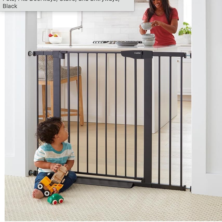 Puerta extra alta para bebés (91 cm de altura)