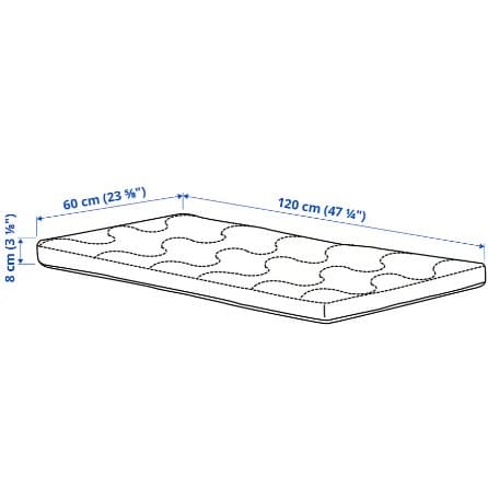 Materasso per culla Ikea 120 x 60 cm (KRUMMELUR) - 4