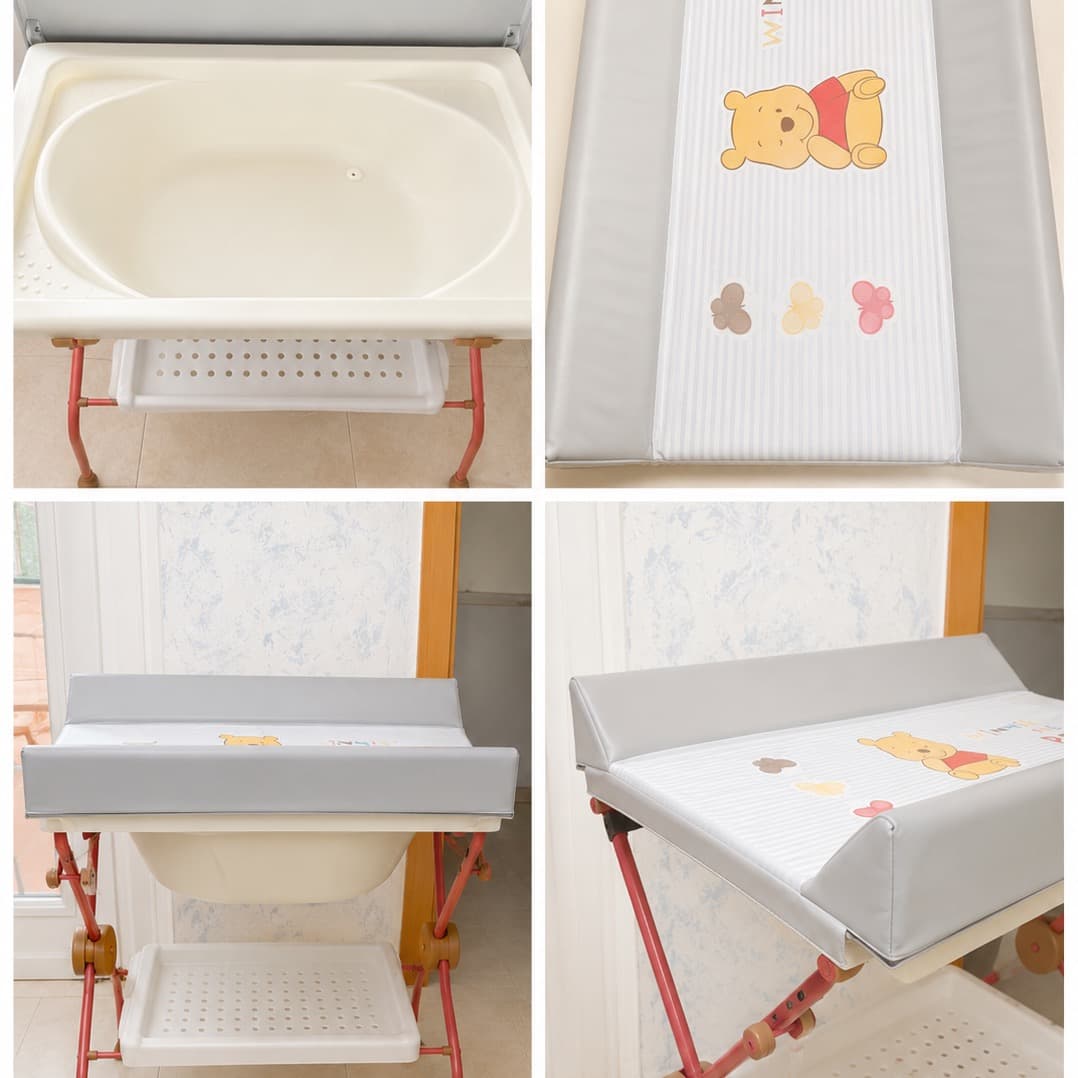 Bathtub with changing table