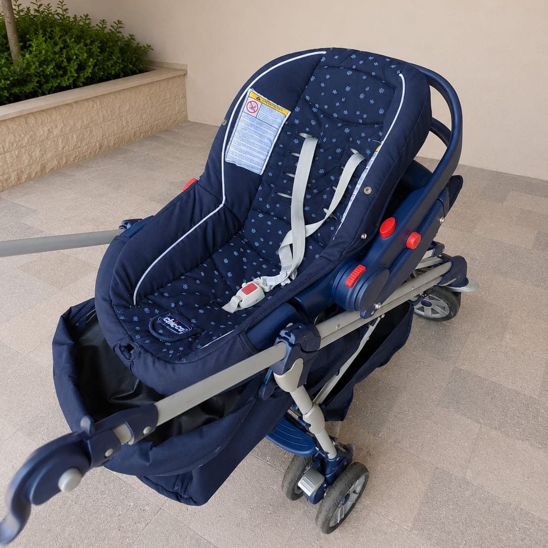 Passeggino Chicco + Ovetto + base per auto💙 - 7