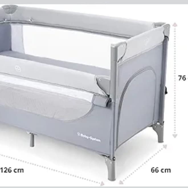 🛏️✨ Lettino con Fasciatoio, Materasso Extra e Set Lenzuola 👶💛 - 3