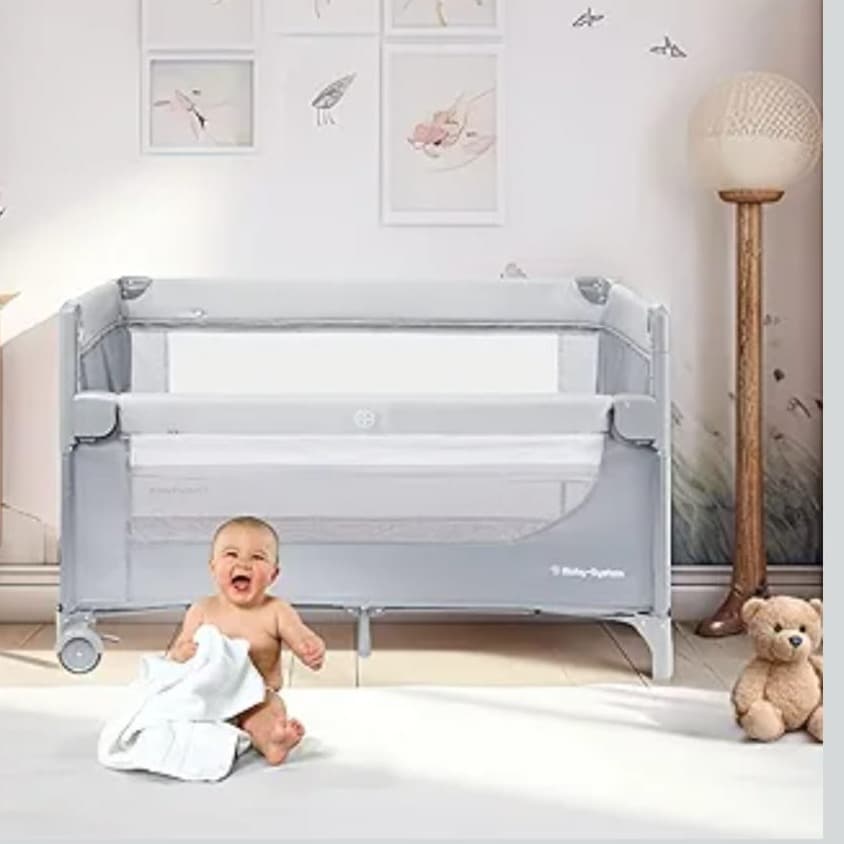 🛏️✨ Lettino con Fasciatoio, Materasso Extra e Set Lenzuola 👶💛 - 2