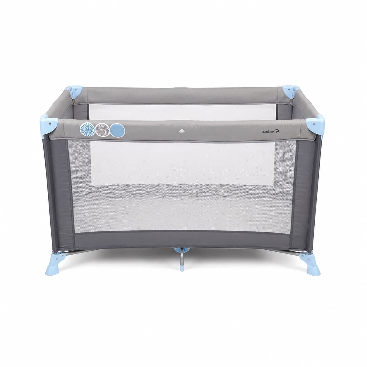 Safety 1st Soft Dreams umbrella bed - grey and blue