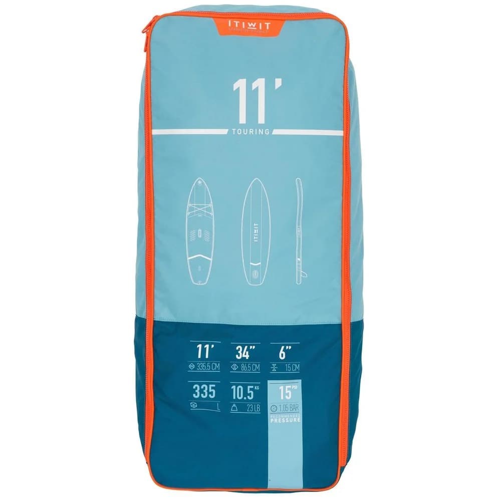 Tavola da paddle gonfiabile blu Itiwit 335x86x15 cm - 4