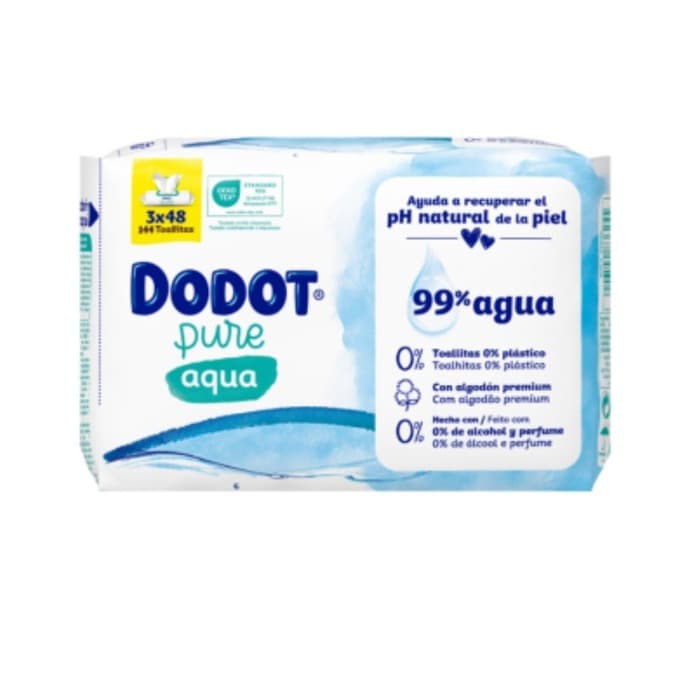 Baby Wipes - Dodot Pure Aqua (99% water)