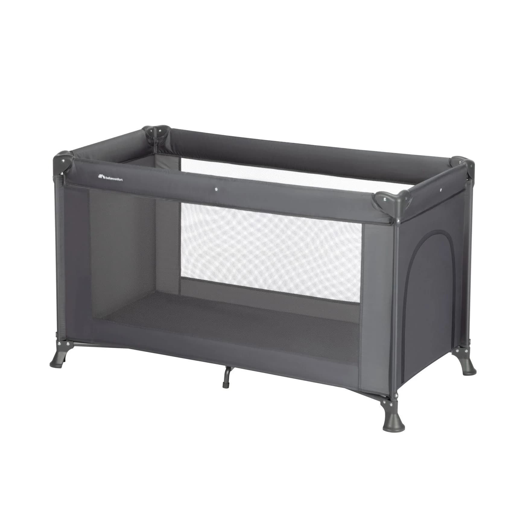 BebeConfort Sweet Dreams, lettino a ombrello per bambini, 0-3 anni (0-15 kg), 0-3 anni (0-15 kg), materasso grande e leggero, apertura laterale, design pieghevole, borsa per il trasporto inclusa, borsa per il trasporto inclusa, borsa per il trasporto inclusa, borsa per il trasporto inclusa, grafite minerale - 1