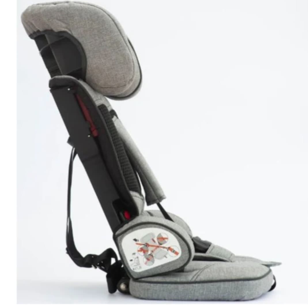 Seggiolino auto portatile Urban Kanga - Grigio denim - 2