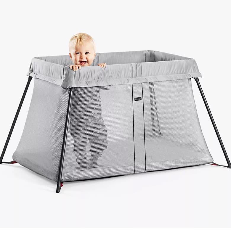 BabyBjörn Travel Cot Light, Silver