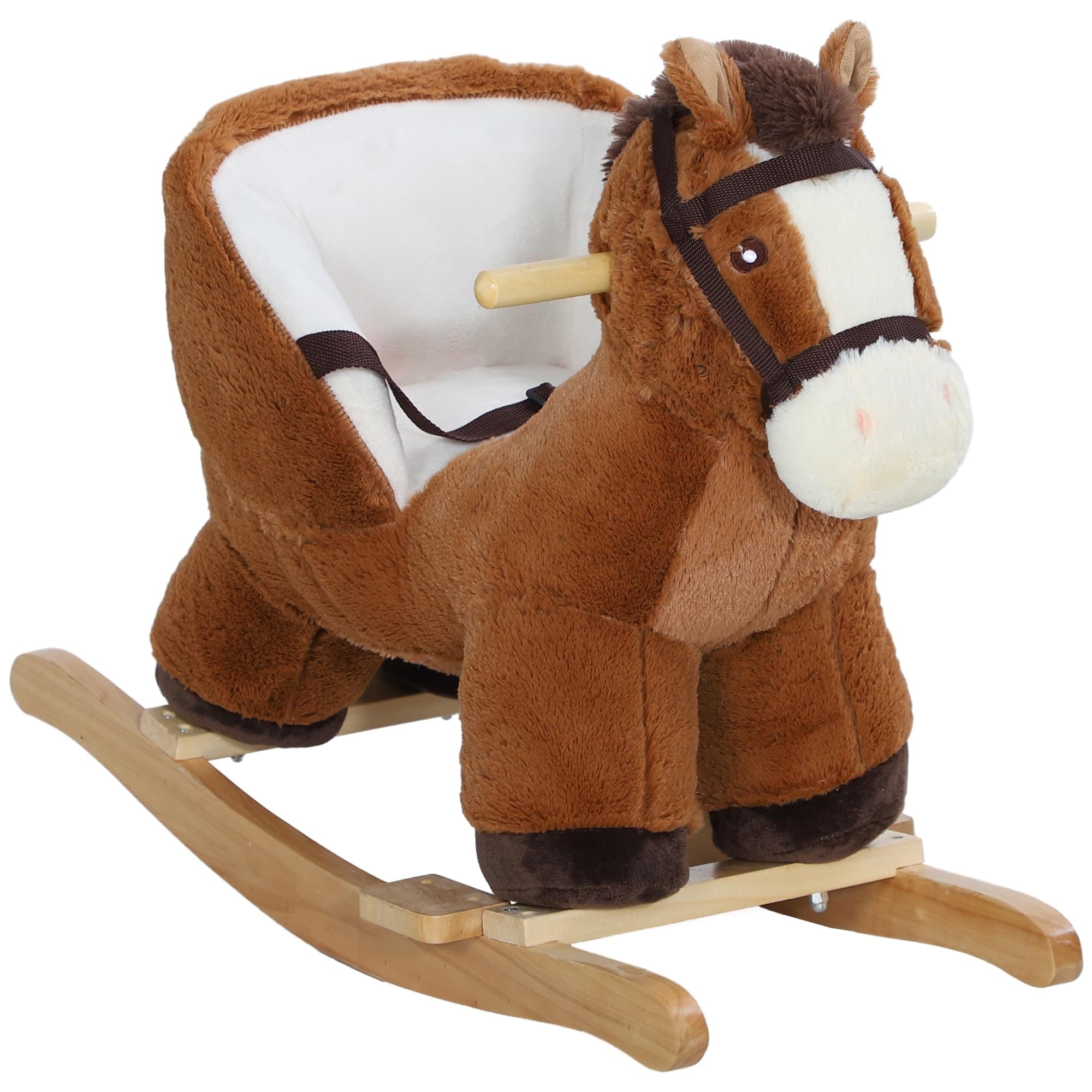 Plush Rocking Horse/Plush Rocking Horse with Seat (+1 Age)