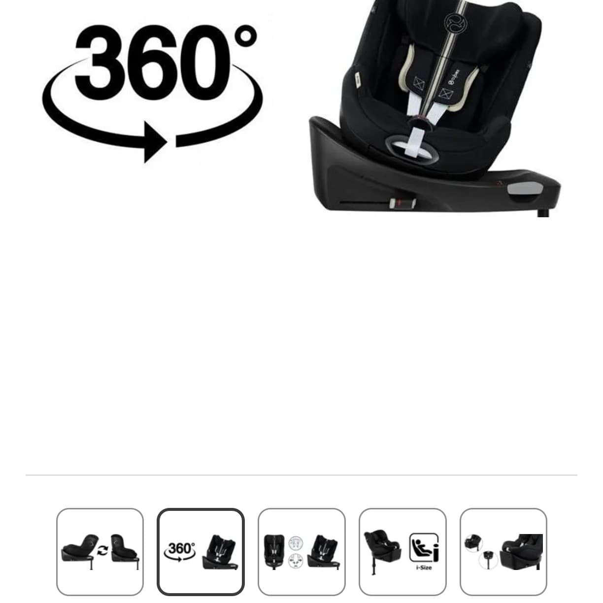 Cybex Sirona Gi Plus i-Size Grigio Pietra - 2